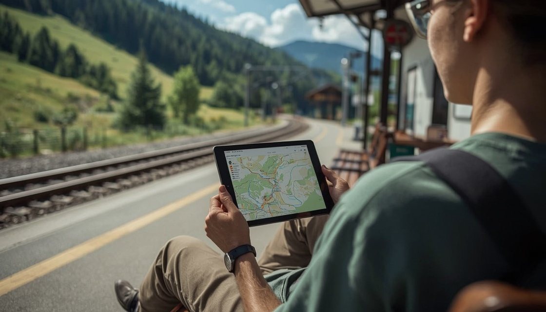 Digitale Reiseplanung: Gebrauchtes Tablet für die Bahn