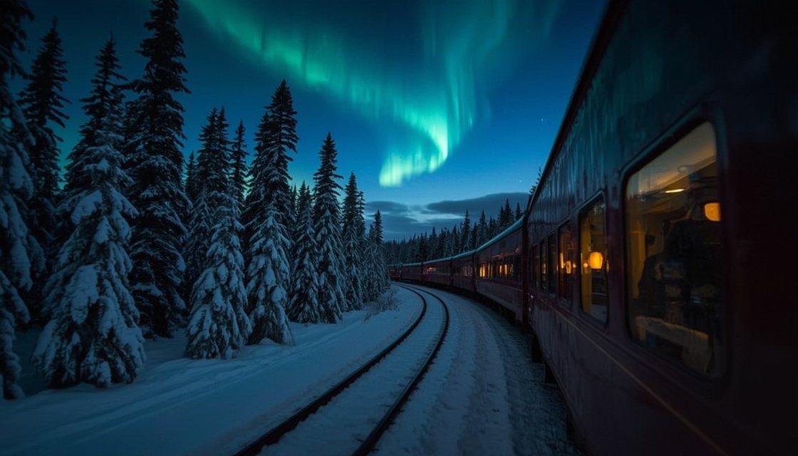 Mit dem Nachtzug nach Lappland ins Winterwunderland